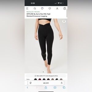 Aerie Black High-Rise Leggings
